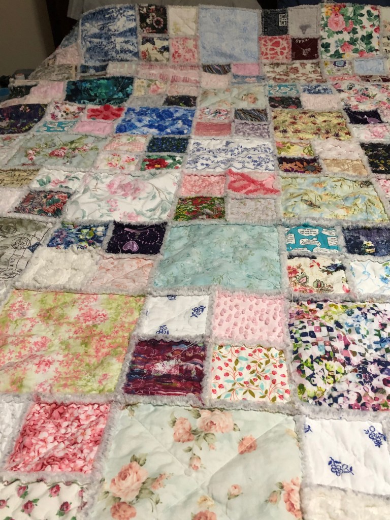 pink quilt